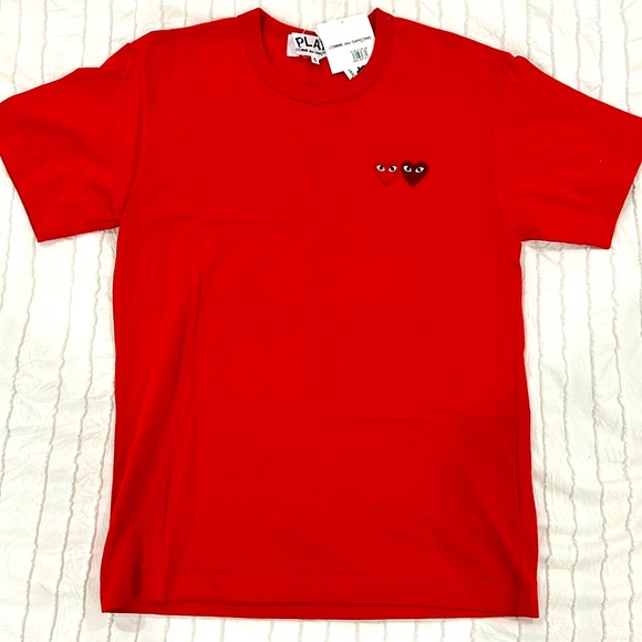 Come de Garçons PLAY Red T Shirt - S - Picture 1 of 3